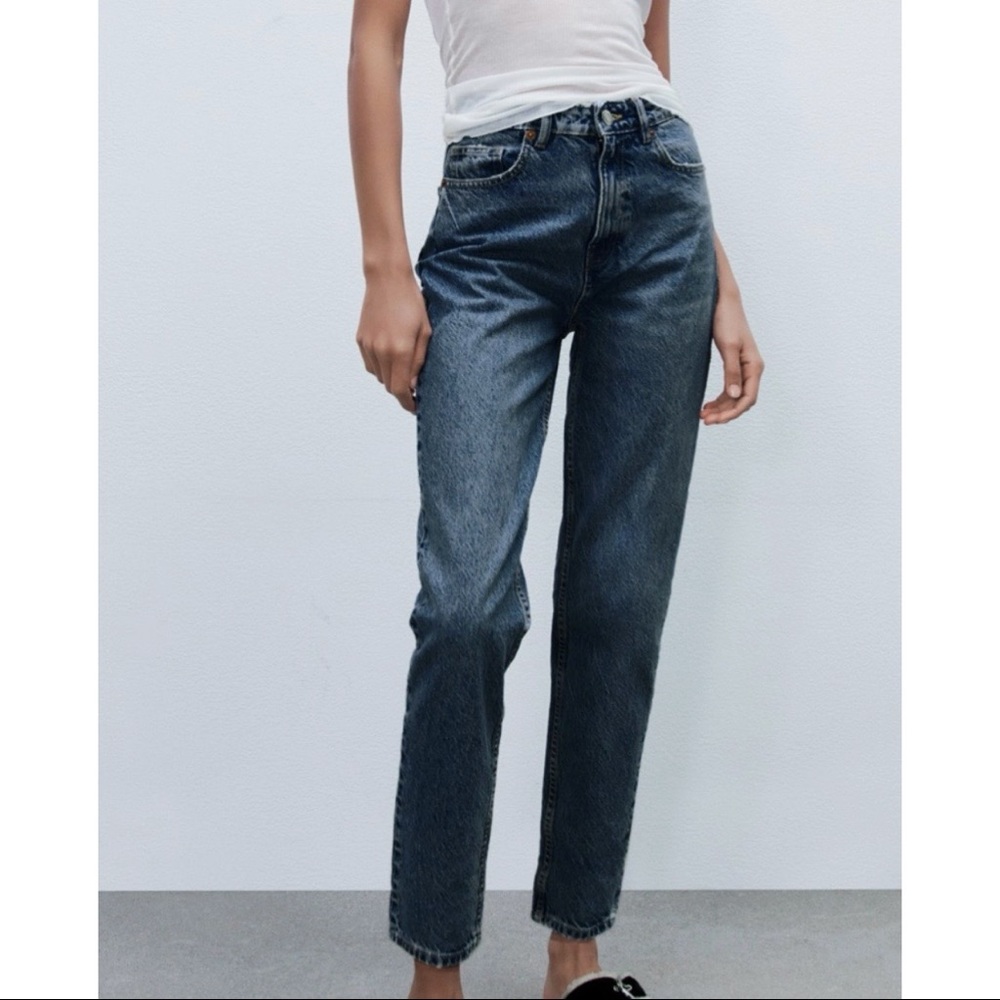 ZARA Mom Fit Jeans - Worn Once! Like New.
